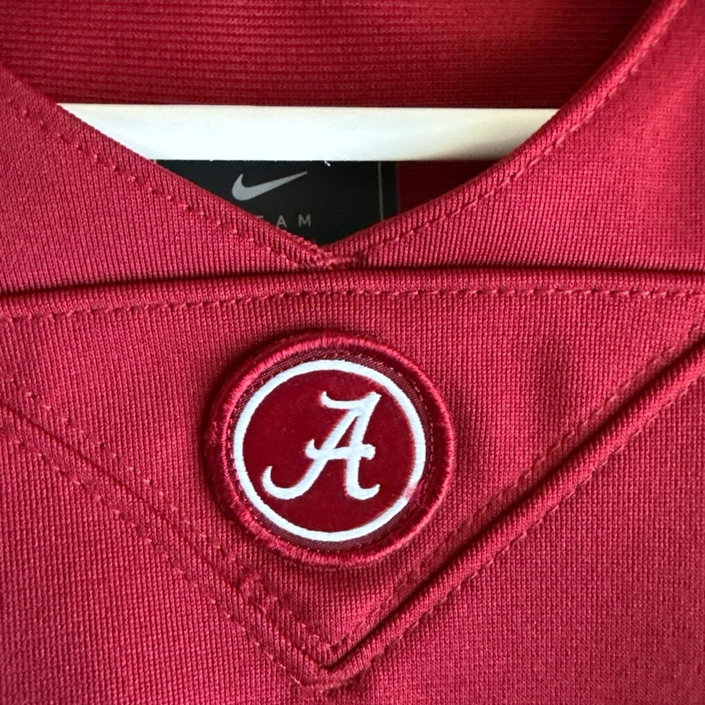 Nike Men's Crimson Jersey with White Accents - Picture 5 of 6